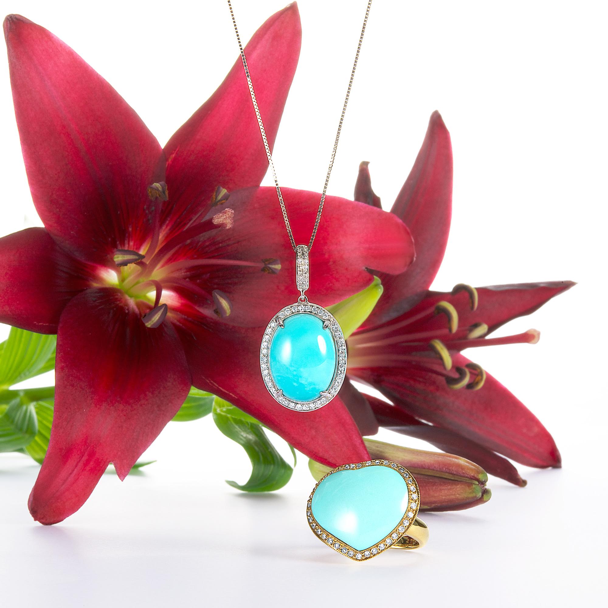 12月の誕生石 トルコ石  TURQUOISE & タンザナイト  TANZANITE