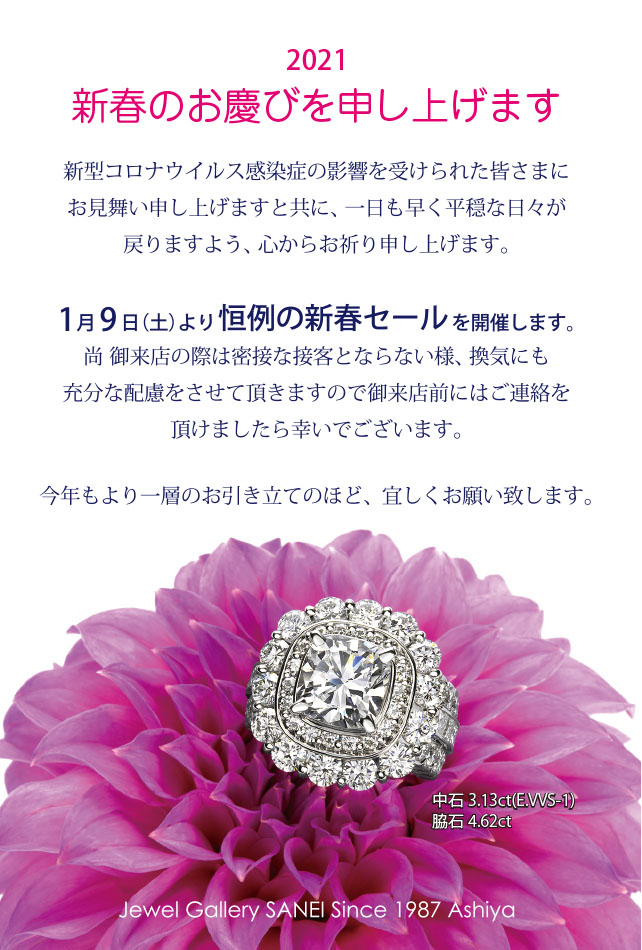 2021新春セールの御案内